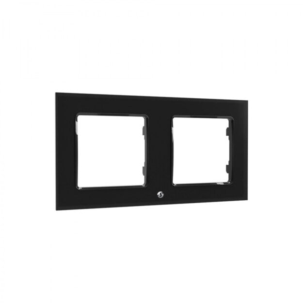Shelly Frame for Wall Switch Black x2