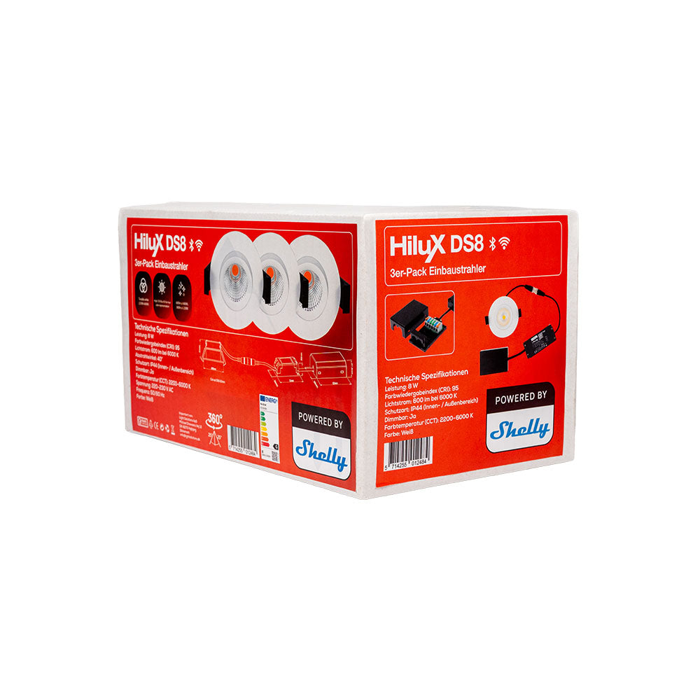 LightSolutions Hilux DS8 White 3-pack