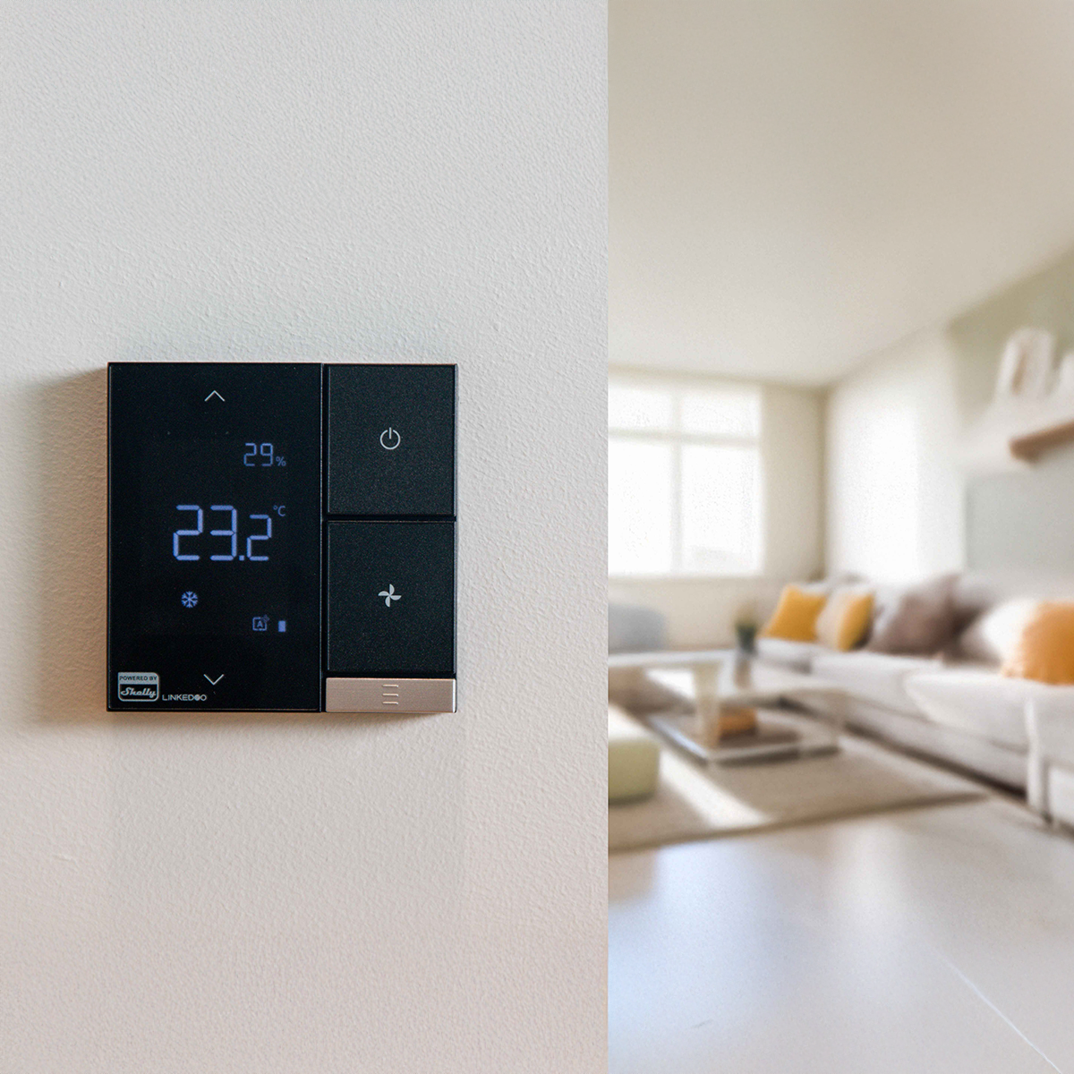 LinkedGo Smart HVAC thermostat