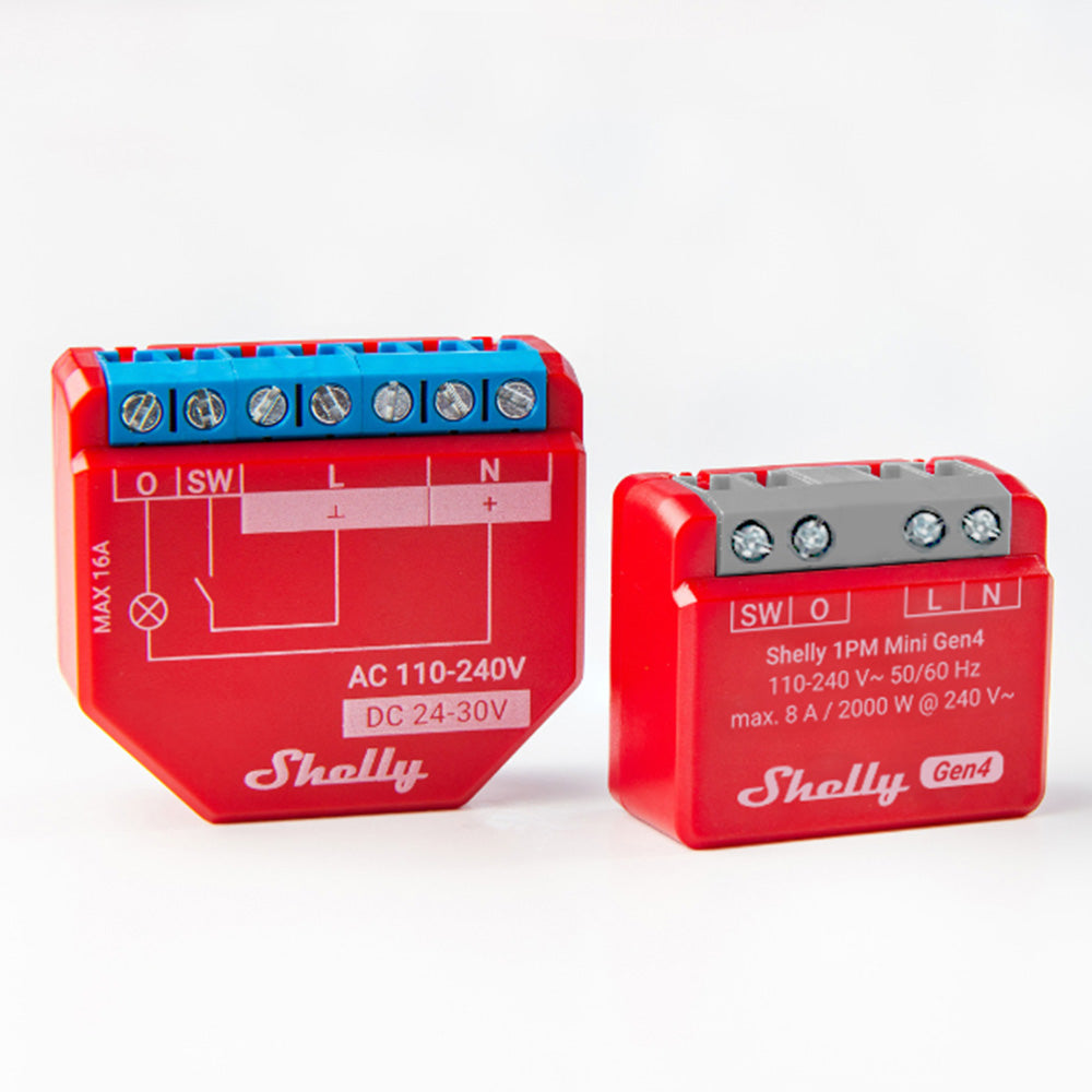 Shelly 1PM Mini Gen4 2-pack