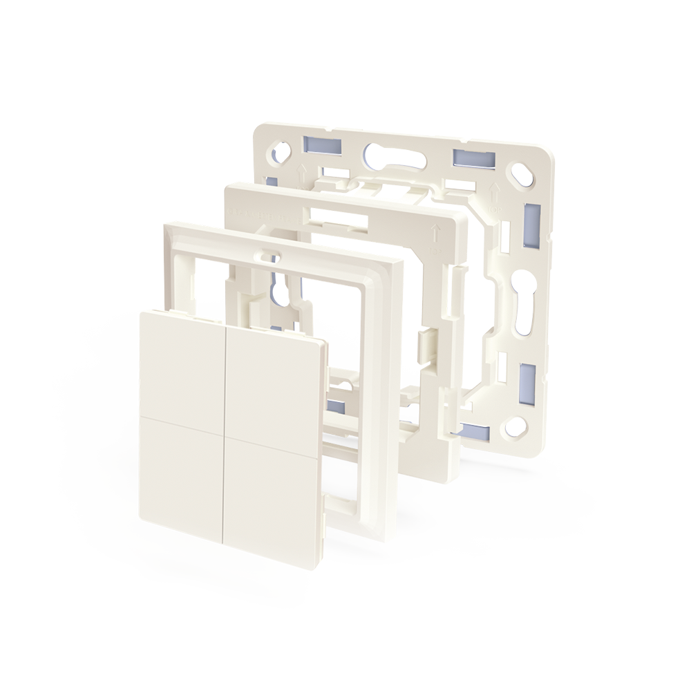 Shelly BLU WS4 + Gira/Merten Adapter