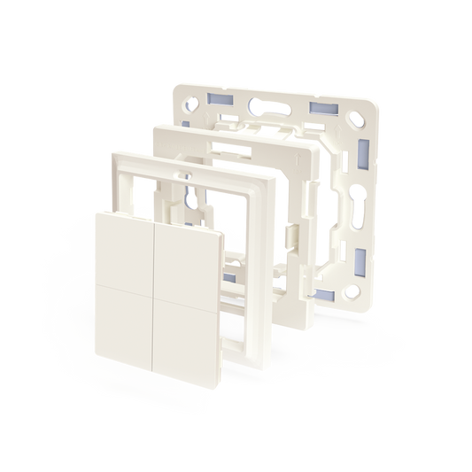 Shelly BLU WS4 + Gira/Merten Adapter