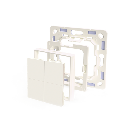 Shelly BLU WS4 + Legrand/Shelly Adapter