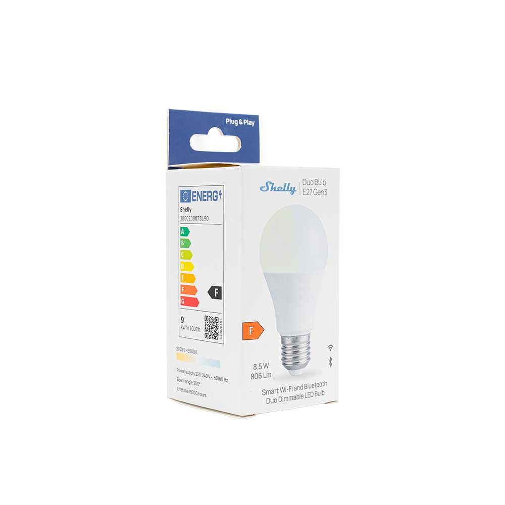 Shelly Duo Bulb E27 Gen3