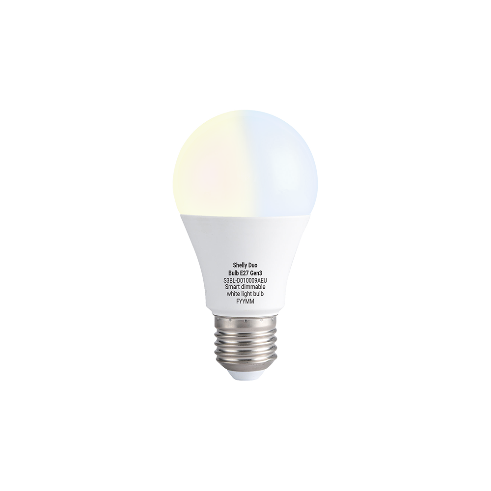 Shelly Multicolor Bulb E27 Gen3 List
