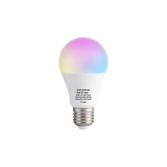 Shelly Multicolor Bulb E27 Gen3 List