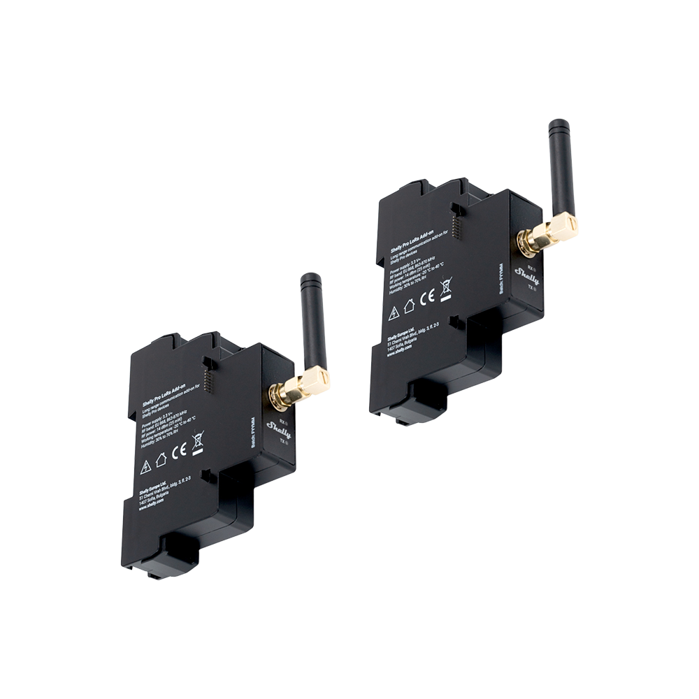 Shelly Pro LoRa Add-on List
