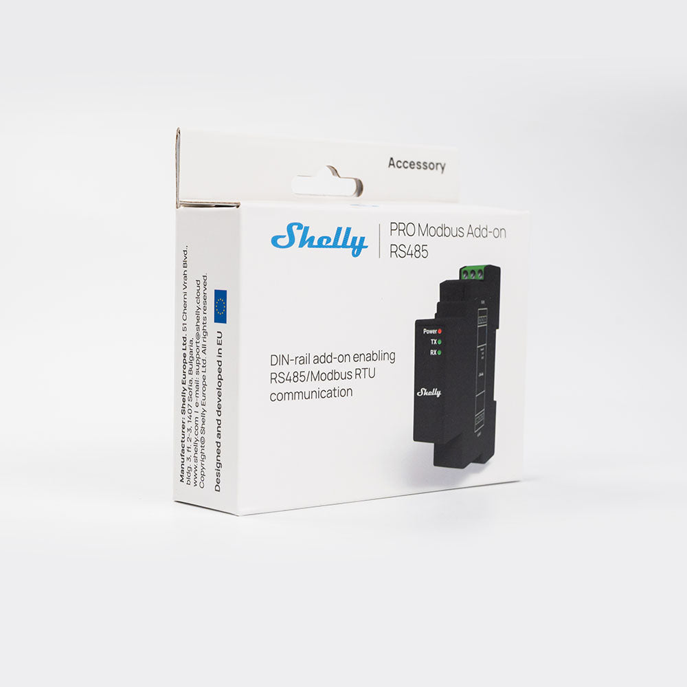 Shelly Pro Modbus Add-on RS485