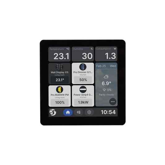 Shelly Wall Display X1i Black