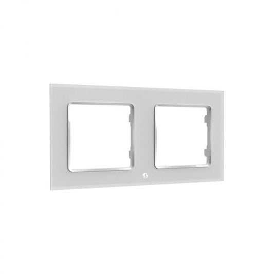 Shelly Frame for Wall Switch White x2